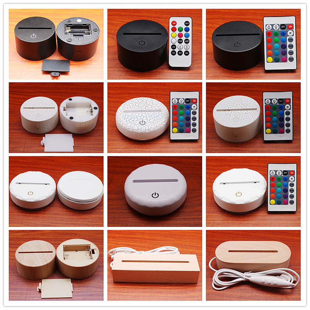 3D Night Light with Magpie Bridge & Moon, Touch-Sensitive 16 Colors